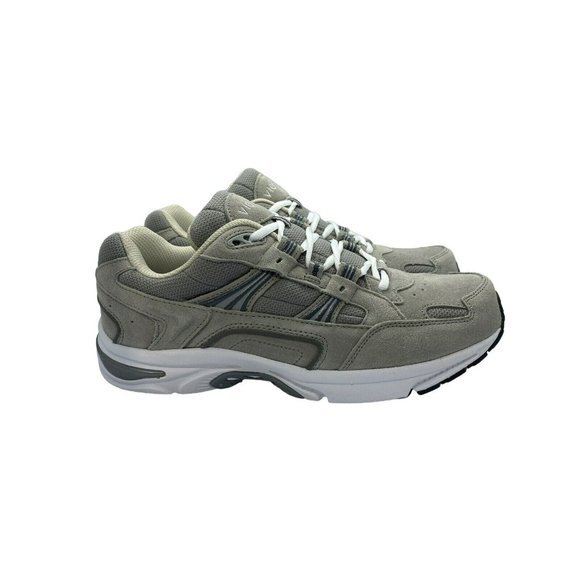 Vionic Walker Men's Plantar Fasciitis Shoe - Grey - Orthaheel Grey - 11 Wide - Picture 2 of 5